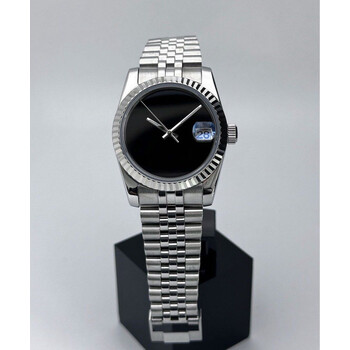 Custom Seiko Mod • Glossy Black Sterile Onyx DateJust • 36mm